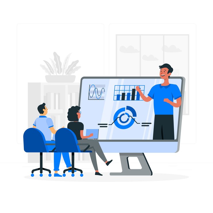 Equipe en plain analyse strategie marketing
